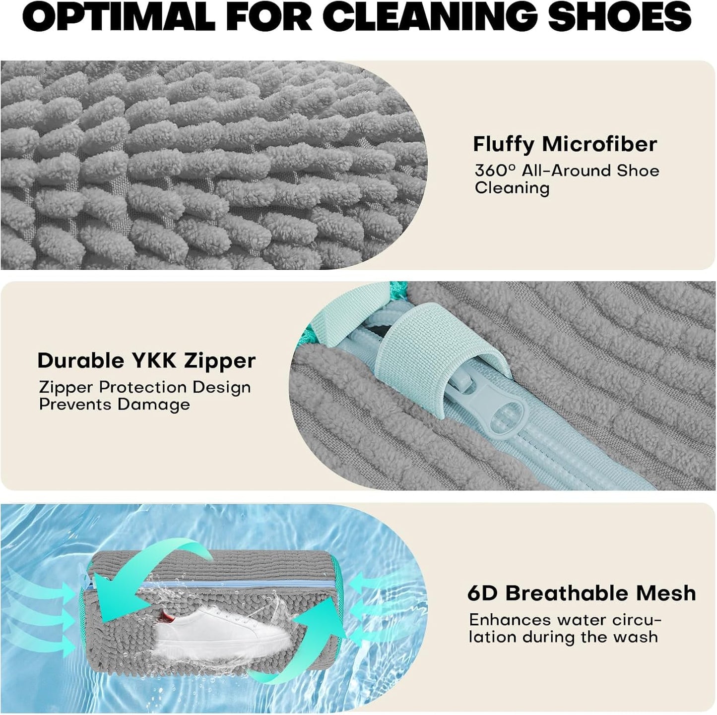Shoe Washing Machine Bag: Laundry Shoe Bag for Washer and Dryer - 2pc Reusable Shoe Cleaning Bag for Sneaker Tennis Shoes Unstain Cleaner Kit (Yellow 2pcs)