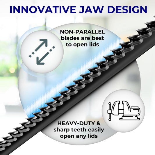 Universal Manual Can Opener, ABS Material, Kitchen Jar Lid Opener, Under Cabinet Mounting, Multifunction