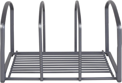 Deco Brothers Cookware Organizer Rack for Kitchen Cabinet, 3 Slot Holder | Bronze