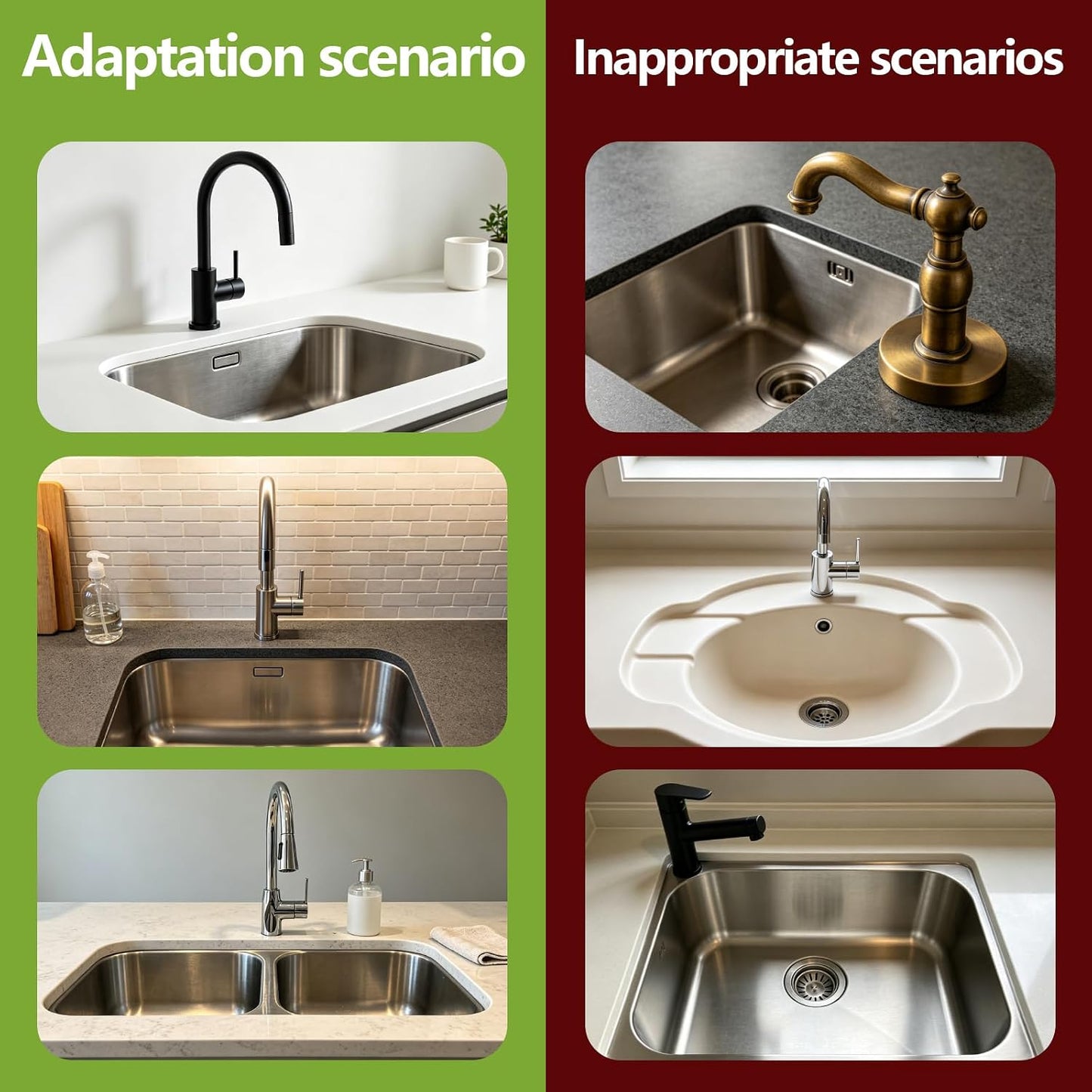 2Pcs Peonies Kitchen Sink Splash Guard Faucet Mat Vintage Florals Faucet Mat For Bathroom Kitchen 5.5x23.6In