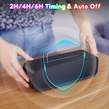 Colorful Flame Air Aroma Diffuser Humidifier, Upgraded 7 Flame Colors Noiseless Essential Oil Diffuser for Home,Office,Yoga with Auto-Off Protection 180mL (8Hours Black)