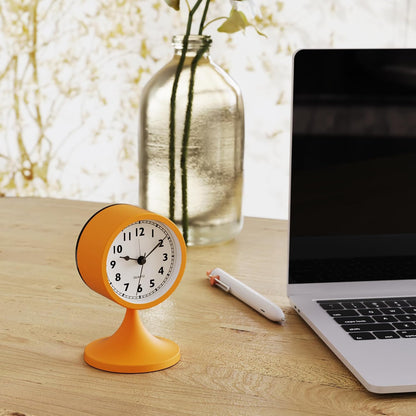 AYRELY® 3" Analog Alarm Clock, Retro Small Clock, Desk Clock for Bathroom