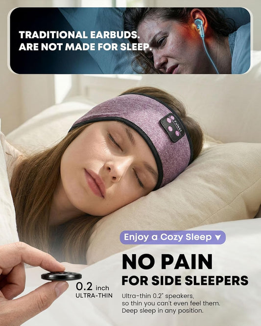 Sleep Headband Headphones, Bluetooth 5.4 Sleeping Headphones
