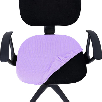 Smiry Office Computer Chair Armrest Covers, 2PCs Anti-dust Arm Rest Pad | Removable Washable Desk Chair Arm Pad Covers, Grey
