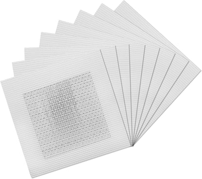 Waziaqoc 4 Inch Drywall Patch, 8 Pack, Aluminum Repair Kit | Heavy Duty, Wall Hole Repair Patch, For Home Renovation Projects