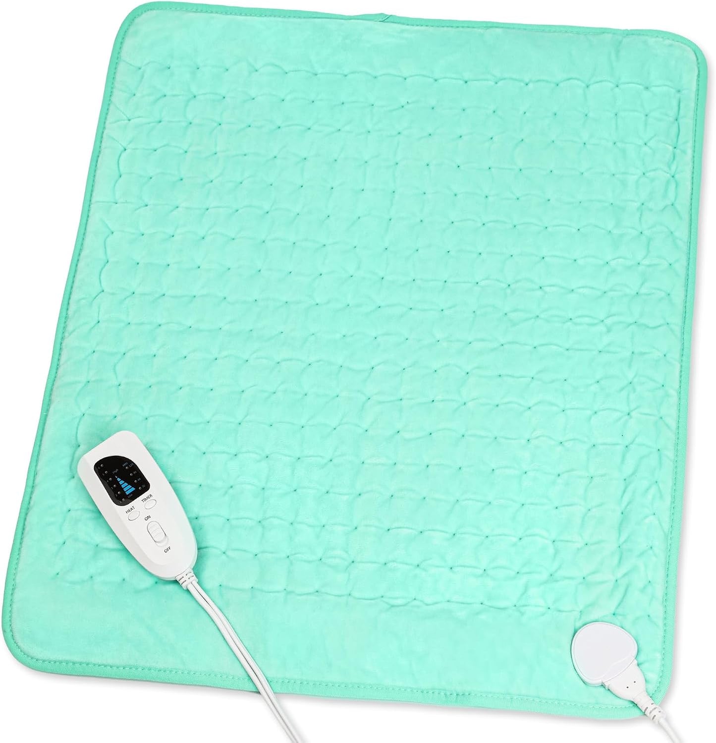 Heating Pad,Heated Blanket,Heating Pad for Back Neck,Grey,24x12 Inch | Electric Heating Pad,Dry/Moist Heat Heating Pads,Heating Pads for Shoulder,Abdomen,Heat Pad for Women Men,Birthday Gift