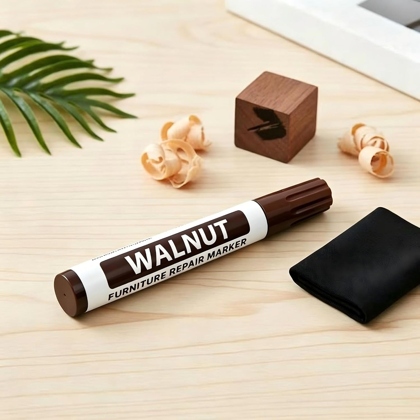 Wood Furniture Repair Pen Fix Scratches Floor Cabinet Table Door(WALNUT) | Restore floors! Top wood stain pen & furniture scratch repair markers. Ideal wood markers for scratches on doors & tables.