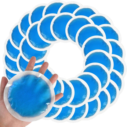 Tutmyrea Reusable Soft Small Ice Packs - 12 Pack Cold Compress for Injuries, Eyes, Face, Breast, Allergies, Small Wounds