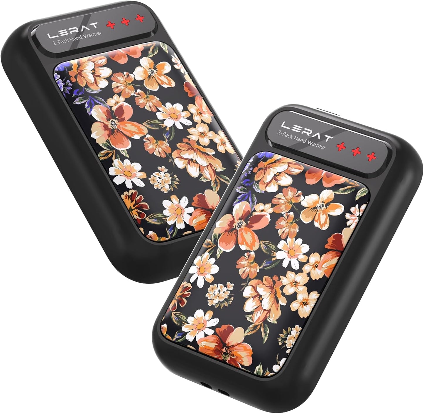 Lerat Hand Warmers Rechargeable, Electric Hand Warmers Reusable- Fast Heating Hand Warmer with 3 Heat Settings, Portable Hand Warmers Gifts for Women, Great for Hunting Camping Hiking
