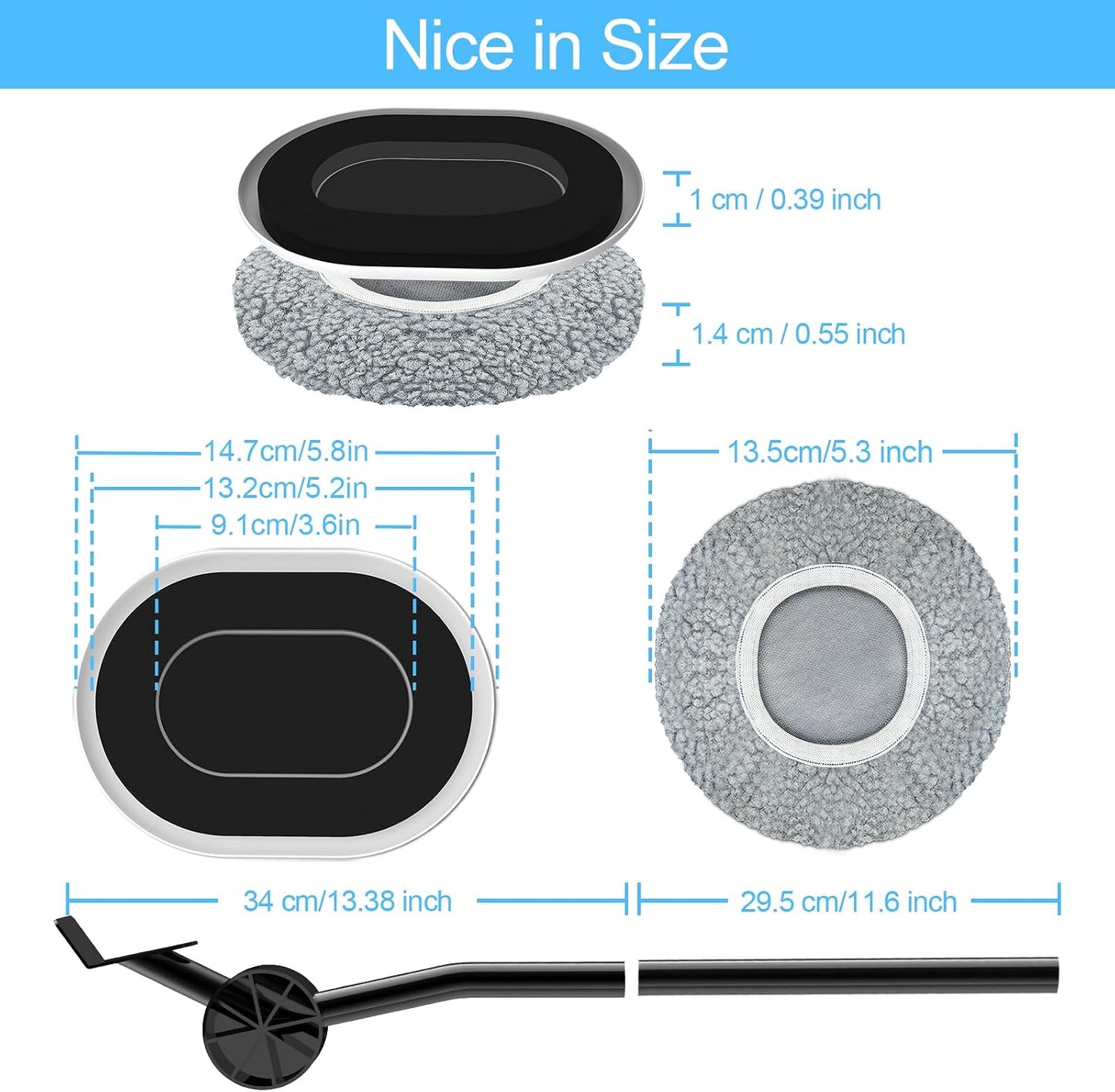 New Upgrade Furniture Sliders: Multi-Surface 3-in-1 Furniture Movers Slider | Heavy Moving Pads with 8PCS 4.3" Carpet Sliders + 4PCS Hard Floor Socks + 1 Lifter - Protect Floor and Easily Move Furniture