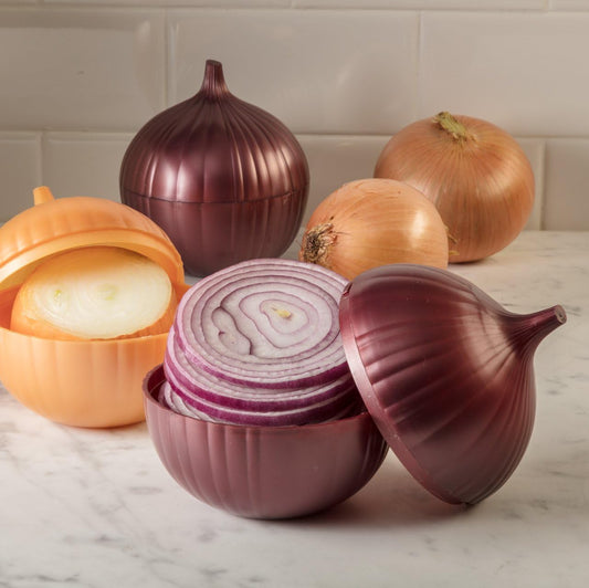 Hutzler Yellow Onion Saver, Set of 2
