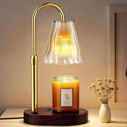 Candle Warmer Lamp with Timer Dimmer, Birthday Gifts for Women Mom Friend Sister, House Warming Gifts New Home Decor, Office Apartment Dorm Room Wax Melt Warmer for Jar Candles with 2 Bulbs