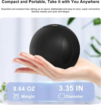 Vibrating Massage Ball with 5-Speed Mode for Muscle Recovery, Myofascial Release - Deep Tissue Massage Ball for Trigger Point Massage - Mobility Ball Back & Hip Flexor Release Tool