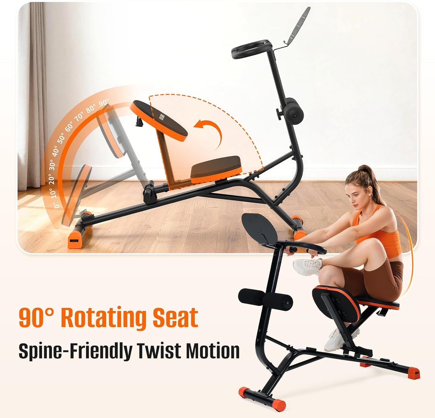 HXD-ERGO Stretching Machine for Full Body Flexibility, Quiet Back Stretcher for Home Gym, Lumbar Stretching, Rehab, Posture Correction, 220lbs Capacity