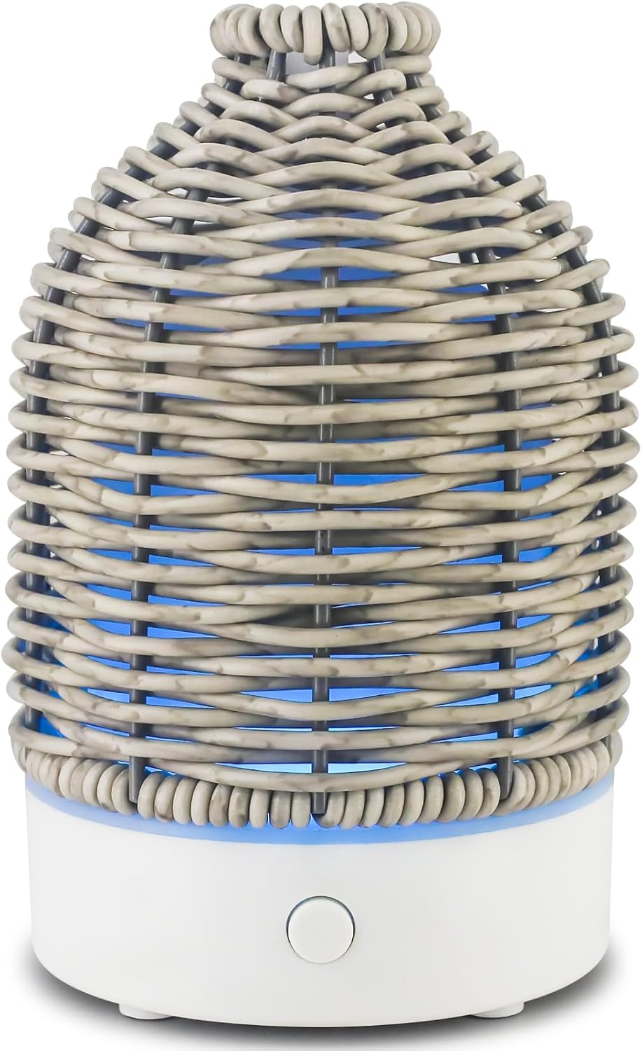 VICTORIA AROMA Essential Oil Diffuser - Multifunction Aromatherapy Diffuser 7 LED Color Changing Light 100ML Rattan Diffuser Easy to Clean Suitable for Home,Office (Tan)