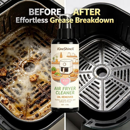2-in-1 Air Fryer Cleaner and Degreaser Spray, Powerful Kitchen Degreaser Foam Spray, Fast and Powerful Oil-RemovingSpray, Multi-Use DegreaserSpray for Grill, Oven, Home Kitchen