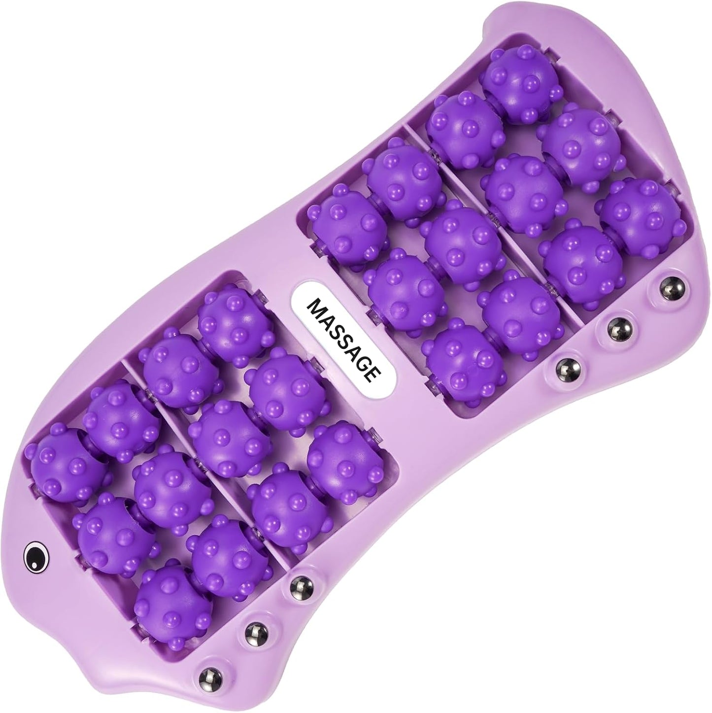 Foot Roller Massager for Plantar Fasciitis Pain Relief, Large Size Under Desk Feet Massage, Manual Acupressure Tool, Eases Pain & Cold Feet, Boosts Circulation, Split Portable & Washable
