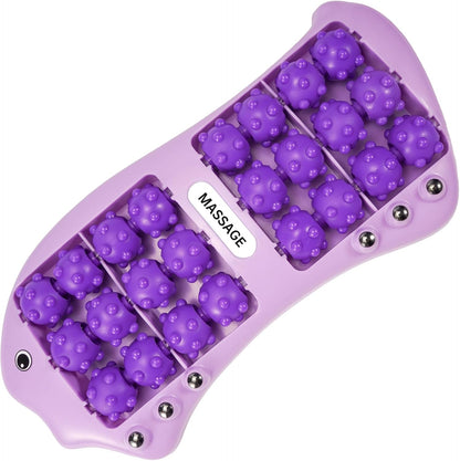 Foot Roller Massager for Plantar Fasciitis Pain Relief, Large Size Under Desk Feet Massage, Manual Acupressure Tool, Eases Pain & Cold Feet, Boosts Circulation, Split Portable & Washable