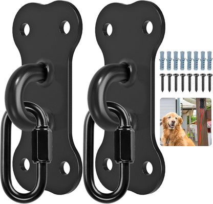 Wall Mount Dog Leash Holder, Heavy Duty Fully Welded Hook, 1 Pack | Convenient for Lead Management, Simple Installation, Sturdy Structure Suitable for Indoor, and Outdoor Use
