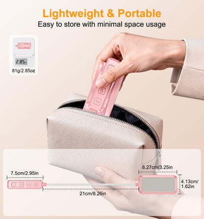Gritin 2026 Gen 2 Book Light for Reading- 30 Eye Caring Full Spectrum LED | 5 Colors & 5 Brightness, Adjustable Wide/Narrow Beam, Upgrade 1500mAh Long-Lasting Rechargeable Clip on Light for Book Lovers
