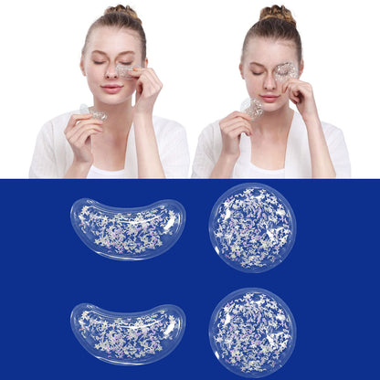 ZNÖCUETÖD Gel Ice Pack Reusable Cooling Eye Pads and Under Eye Patches