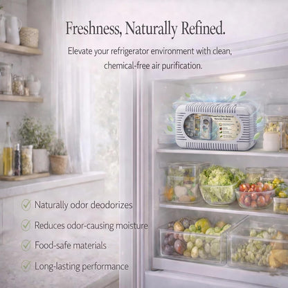 Refrigerator Deodorizer, Activated Charcoal Odor Absorber & Air Freshener | Fridge Deodorizer
