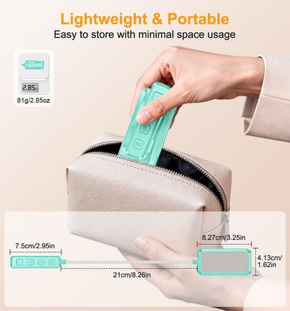 Gritin 2026 Gen 2 Book Light for Reading- 30 Eye Caring Full Spectrum LED | 5 Colors & 5 Brightness, Adjustable Wide/Narrow Beam, Upgrade 1500mAh Long-Lasting Rechargeable Clip on Light for Book Lovers