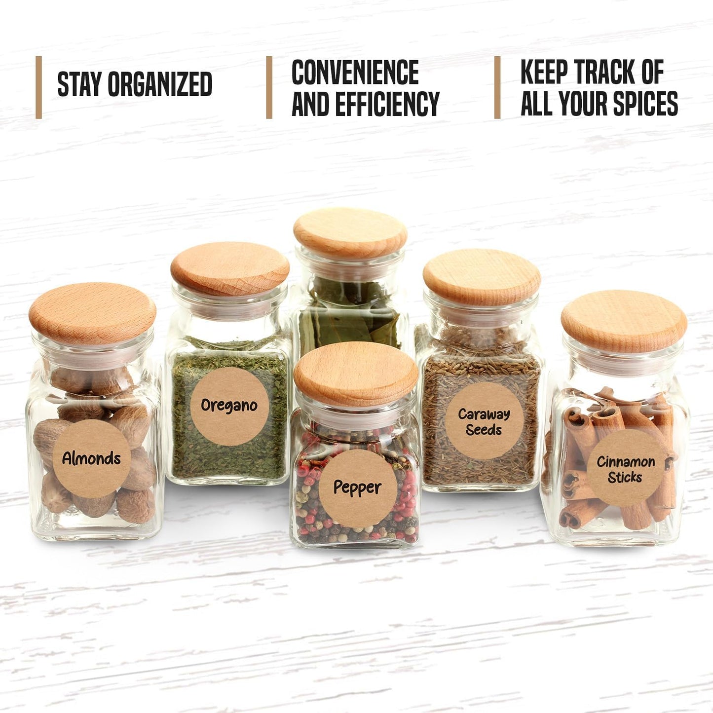 Dissolvable Canning Labels 0.5in Round, Removable Kraft Mason Jar Stickers | Water soluble, no residue, write on with pen, 200 per pack, jam, preserves, pantry, freezer, spice bottles, food storage