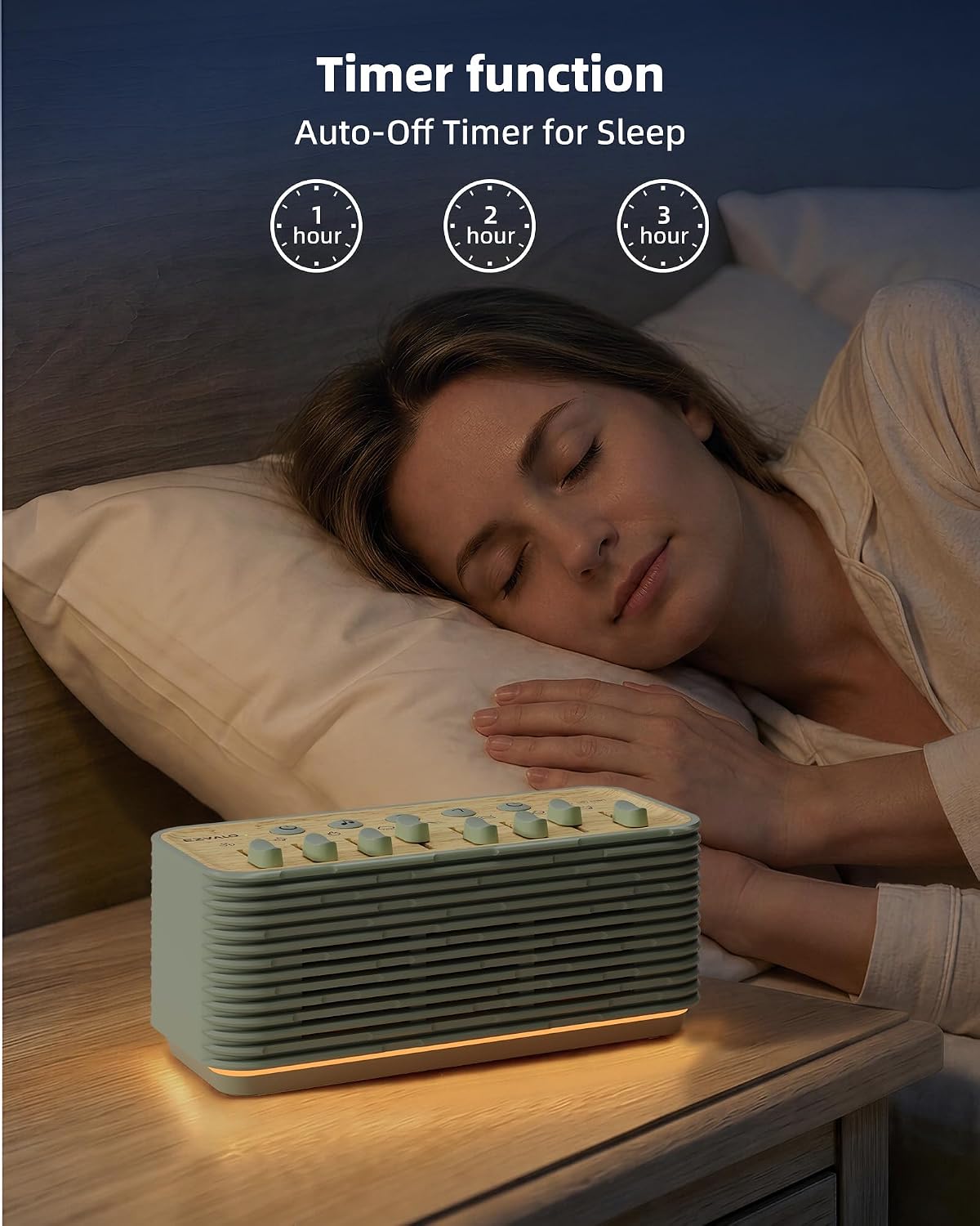 Sound Machine for Sleep, 255+ Natural White Noise Sound Combinations