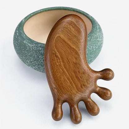 Sandalwood Foot Reflexology Tool Wooden Acupressure Massager