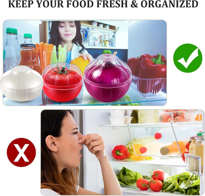 Avocado Storage Containers, Reusable Avocado Keeper for Fridge, Individual Avocado Saver Holder Organizer for Refrigerator to Keep Avocado Fresh