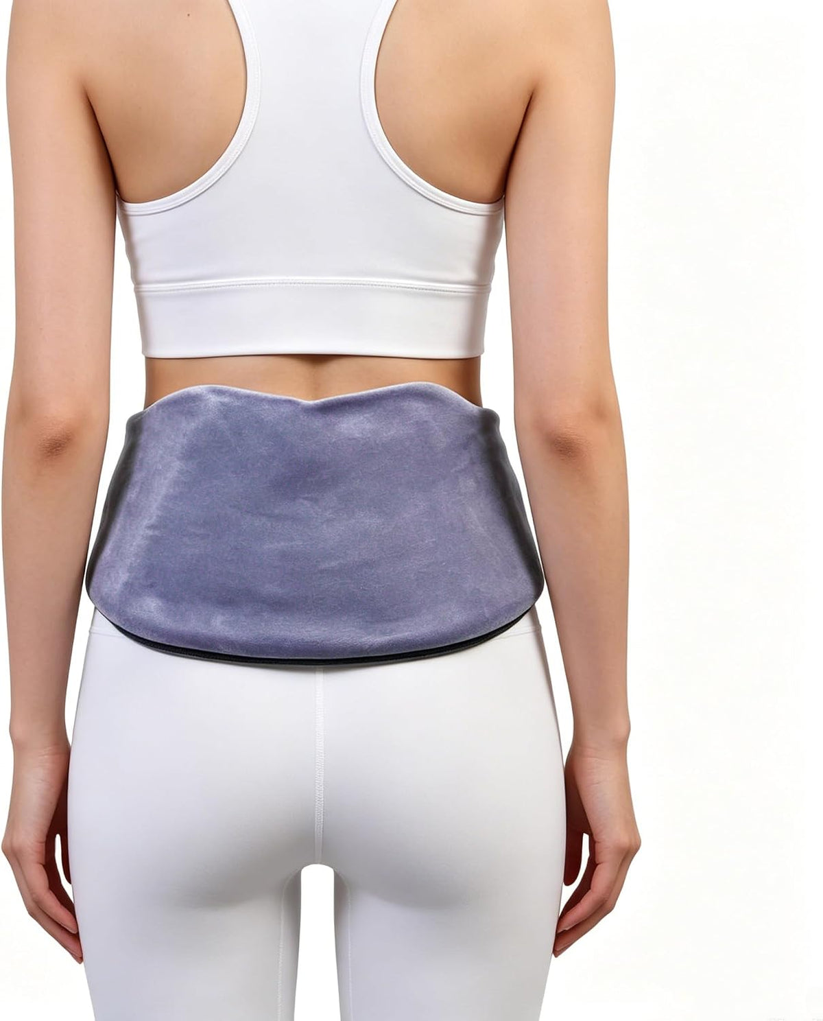 Microwave Heating Pad for Back Pain Relief, Flaxseed Microwavable Heating Pad with Removable Washable Flannel Cover, Moist Heating Pad for Period Cramps & Muscle Relaxation,10''x18''