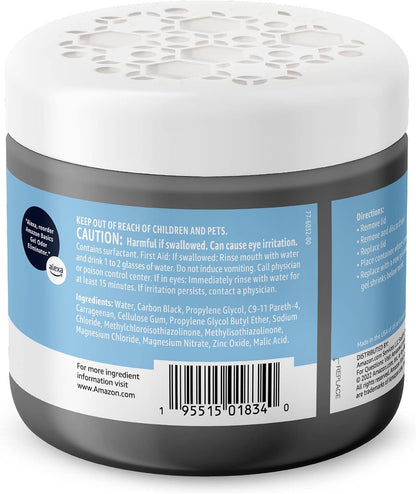 Amazon Basics Gel Odor Eliminator, Activated Charcoal, Fragrance Free, 17 Oz, 1-Pack