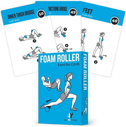 NewMe Fitness Pilates Workout Cards, Fitness Deck for Women and Men