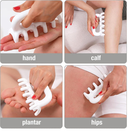 Fascia Massage Tool Trigger Point Massage Tools Anti Blaster for Cellulite Massager Tool Reaching Deep Myofascial Tissue Throughout The Body Release Muscle Knot Reduction (Pink)