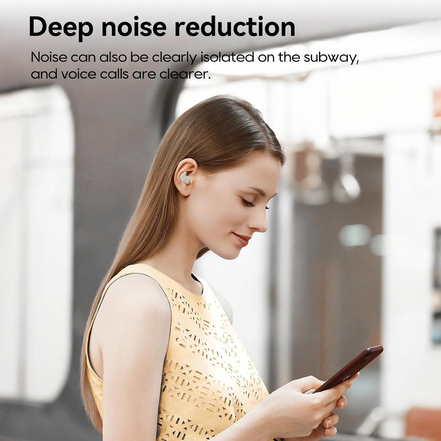 BUGANI Sleep Earbuds for Side Sleepers, Sleep Bluetooth Headphones, | Ear Buds Sleeping Wireless Bluetooth 5.4, 42H Playtime, Mini Invisible Buds for Sleeping, Hidden Earbuds for Small Ears