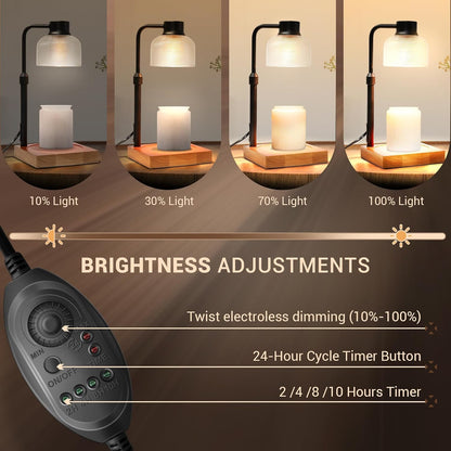 Candle Warmer Lamp with Timer, Birthday Gift for Women, House Warming Gift