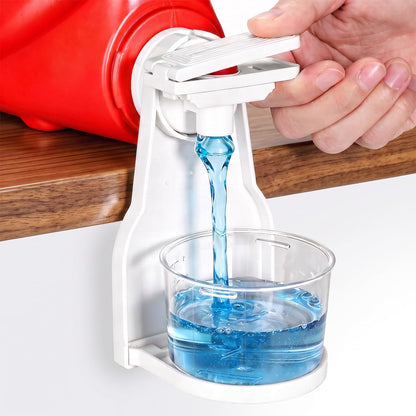 Laundry Detergent Dispenser Cup Holder, Laundry Soap Drip Catcher Tray, 1P | VOTLEVT Plastic laundry detergent drip catcher, Fabric Softener Cup Holder, Liquid laundry Soap holder stand for laundry room