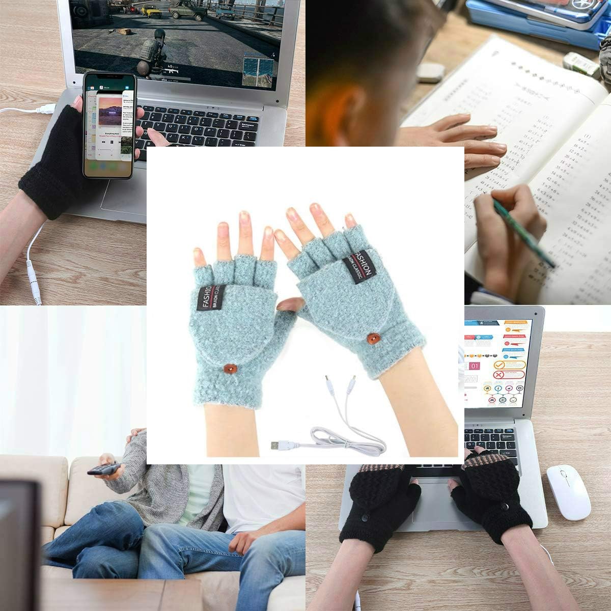 Vtelor womens Heated Gloves
