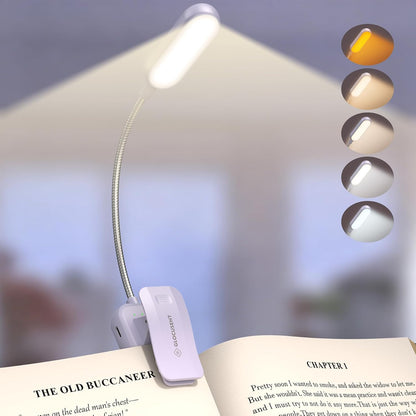 Glocusent 13 LED Book Lights for Reading at Night, Gifts for Book Lovers