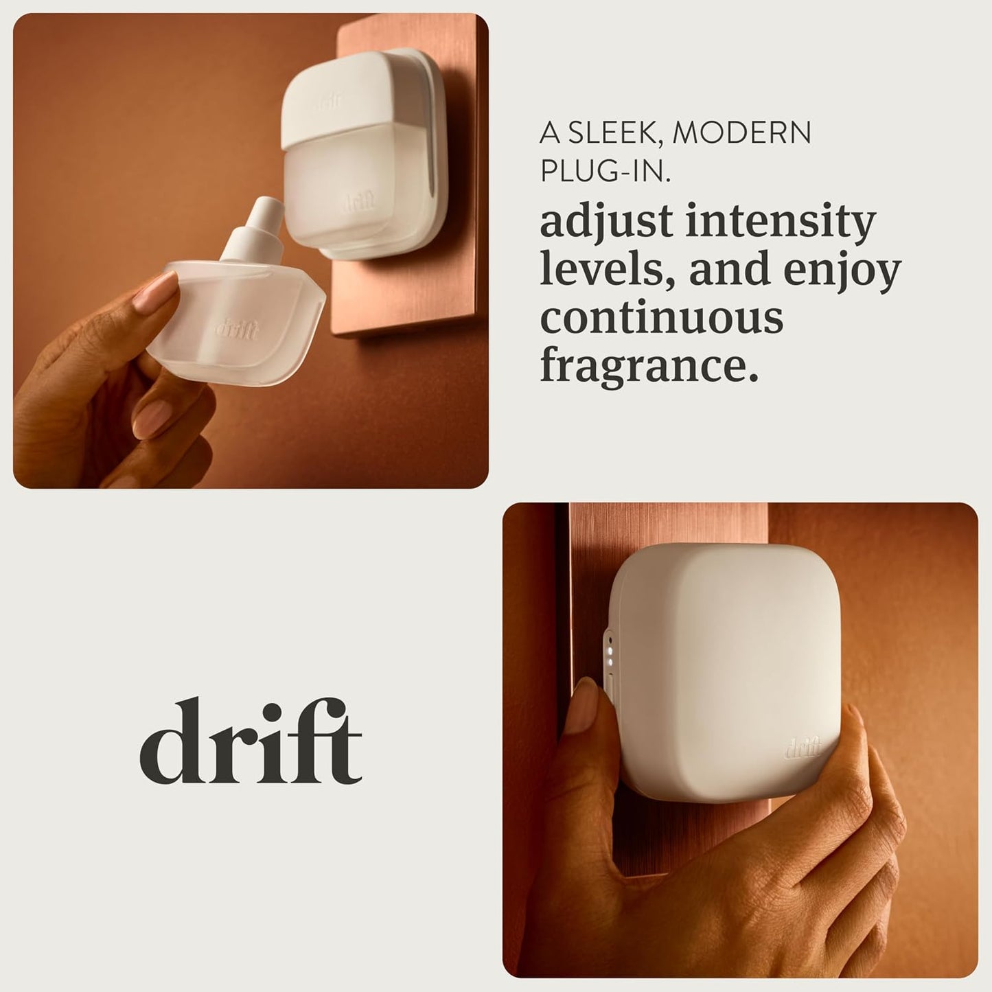 Drift Home Scent Diffuser Starter Kit in Open Air - Adjustable and Long Lasting Diffuser Aroma - Clean Ingredients, Pet Safe