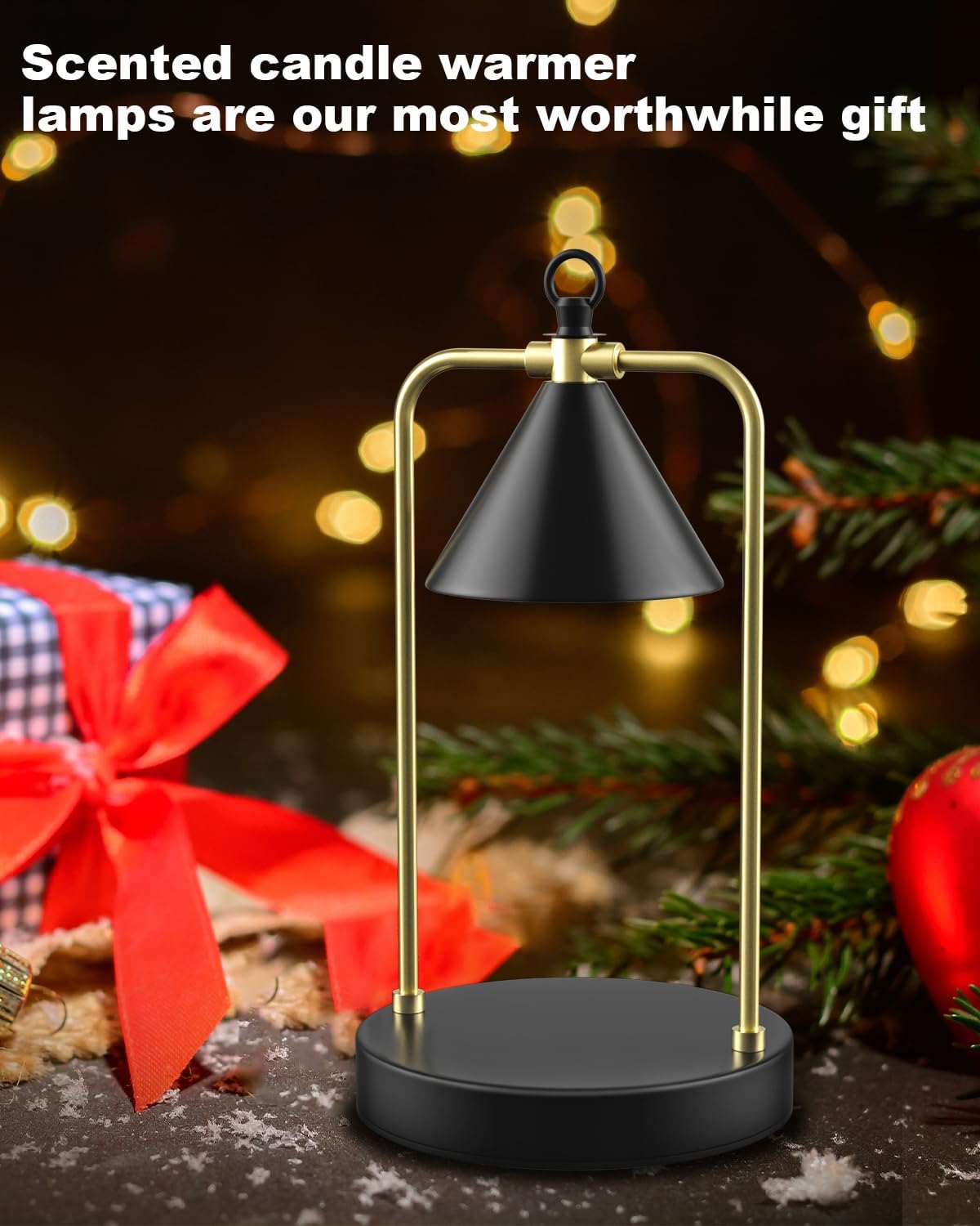Candle Warmer Lamp with Timer, Upgraded Dimmable Wax Melts Warmer for Jar Candles, Height Adjustable Candle Lamp, Birthday Gifts for Women Mom, House Warming Gifts New Home Decor