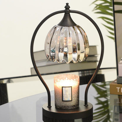 GOODBUY Candle Warmer Lamp with Timer Dimmable: Electric Candle Warmer Birthday Gifts for Women Mom - Candle Lamp Warmer House Warming Gifts New Home Decor - Wax Warmer for Jar Candles with 2 Bulbs