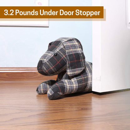 SWISSELITE 36 Inch Under Door Stopper, Decorative Door Noise Blocker | Weighted 3.2 Pounds Animal Air Draft Stopper Soundproof Energy Saver for Door & Window