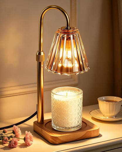 Marycele Candle Warmer Lamp with Timer, Vintage Home Decor, Gifts for Women