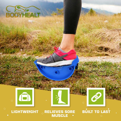 BodyHealt Foot Rocker, Calf Stretcher - Achilles Tendon Stretcher for Foot Exercise. Foot Rocker for Plantar Fasciitis, Achilles Tendonitis & Tight Calf Pain. Foot Stretcher & Calf Roller for Muscles