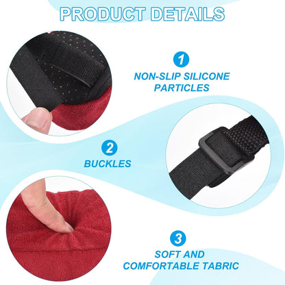 PATIKIL Office Chair Arm Pads, 2 pcs Office Chair Arm Cover Soft Office Chair Armrest Pads Memory Foam Cotton Removable Washable for Desk Computer Gaming, Purple Blue