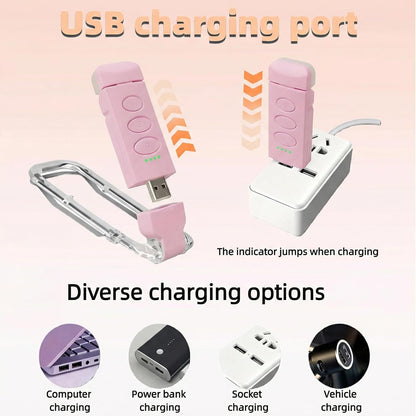 USB Rechargeable Book Light, Portable Clip-on LED Reading Light, Reading Lights for Books in Bed with 3 Amber Colors & 5 Brightness Dimmable, Compact & Long Lasting, Perfect for Book Lovers (Green)