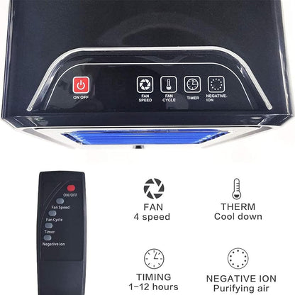 1.6 * 0.7/1.4M Bed Cooling System for Night Sweats with 4 Speed Air Cooler Fan,Water Bed Cooler Ideal for Hot Sleepers (1.6 * 0.7M)