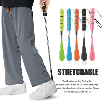 Shoe Horn Long Handle Retractable Telescopic Shoehorn Foldable Shoehorn Shoe Puller Adjustable Shoe Aids
